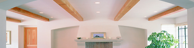 Recessed Fixtures on Beam Ceiling, Angwin CA